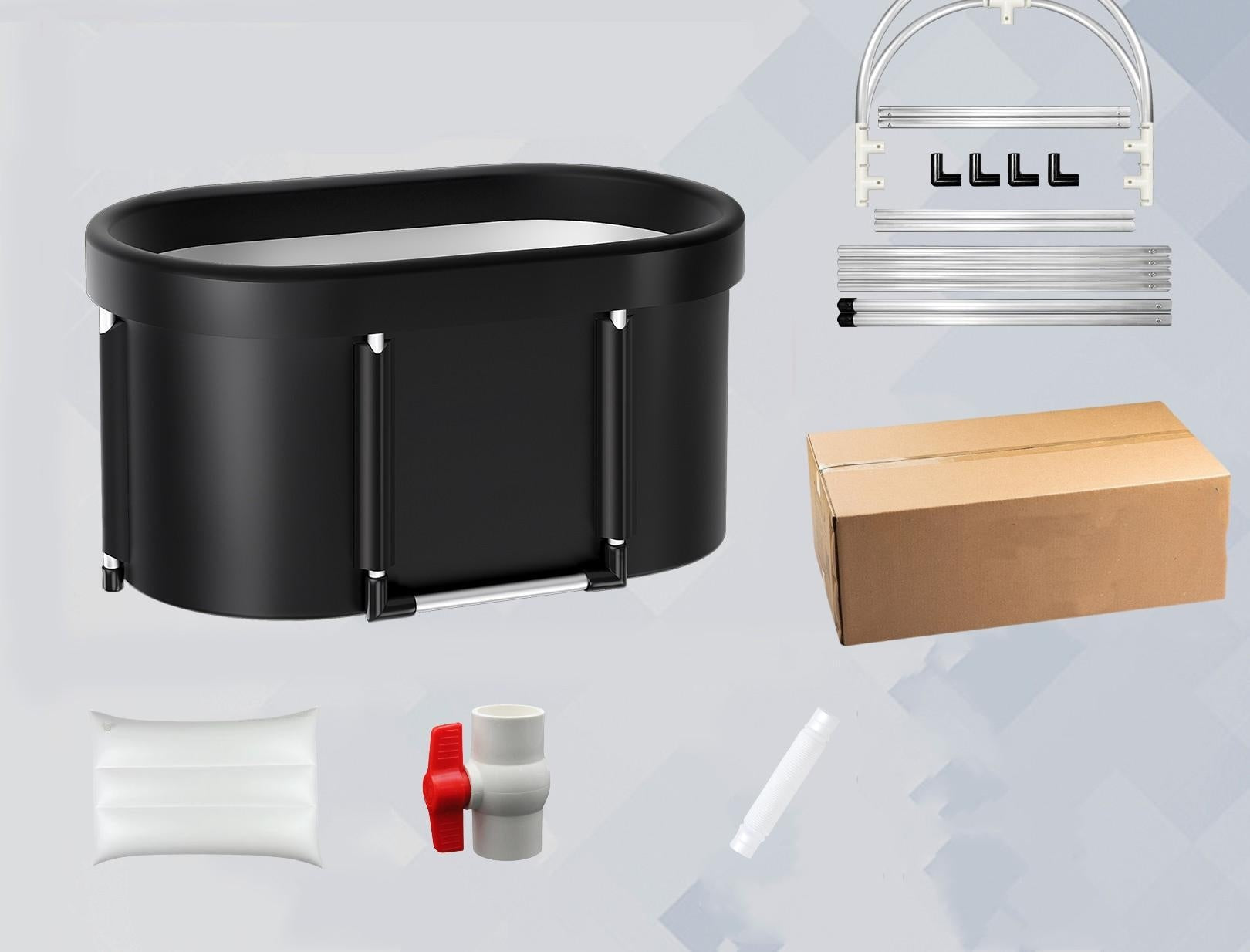 Folding Bath Barrel Home Assembly Folding Bathtub