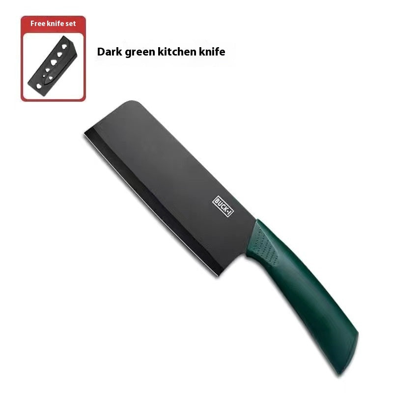 Black Steel Household Tools Kitchen Knife