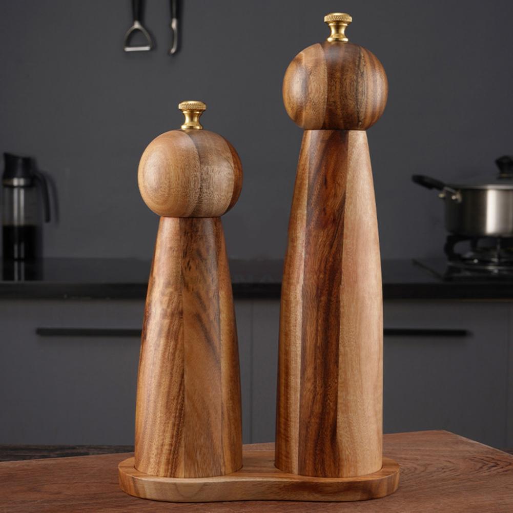 Acacia Wood Salt and Pepper Grinders