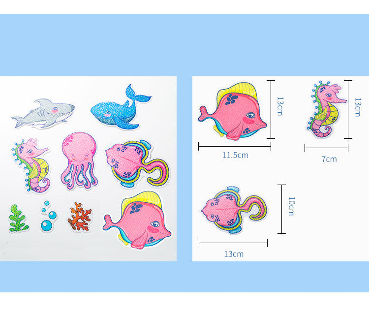 Household Bath Non-slip Patch Cartoon Pattern Bathtub Non-slip Mat