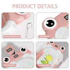 Baby Bathtub , Foldable Baby Bath Tub With Soft Floating Cushion & Thermometer , Collapsible Portable Travel Baby Bath Tub