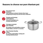 Light Luxury Pure Titanium Soup Pot Without Coating