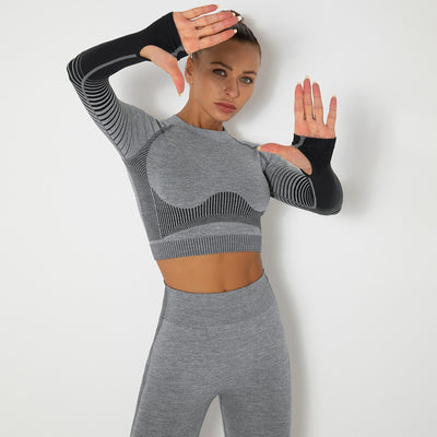 Miravelle – Naadloze Tweedelige Yogaset met Moderne Snit
