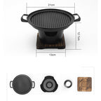 Mini BBQ Hibachi Grill - Mini Portable BBQ Grill