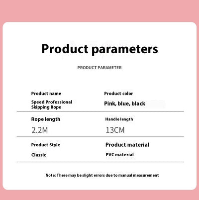 Plastic Handle Fitness Rope