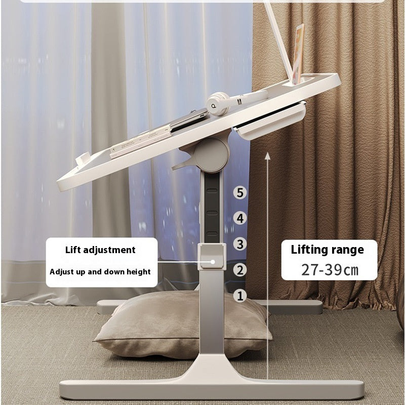 Foldable Laptop Desk or Bed Tray Table With Lamp
