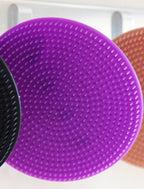 Silicone Bath Brush Pure Silicone Soft Facial Brush Three-finger Bath Brush