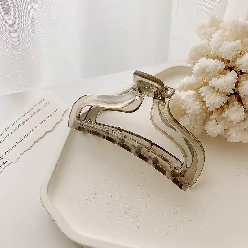 Simple grasping chuck hair taking a bath