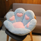 Cute Cat Paw Pillows Plush Chair