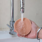 Silicone Bath Brush Pure Silicone Soft Facial Brush Three-finger Bath Brush