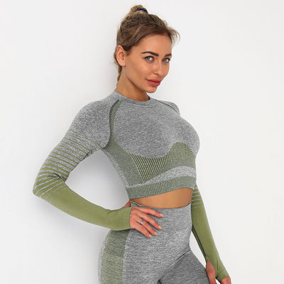 Miravelle – Naadloze Tweedelige Yogaset met Moderne Snit