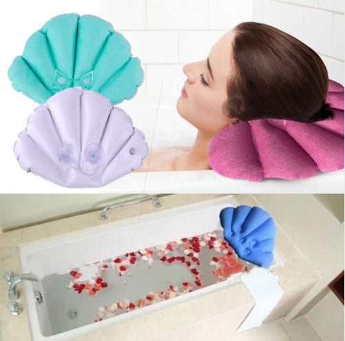 Shell-shaped Bath Pillow