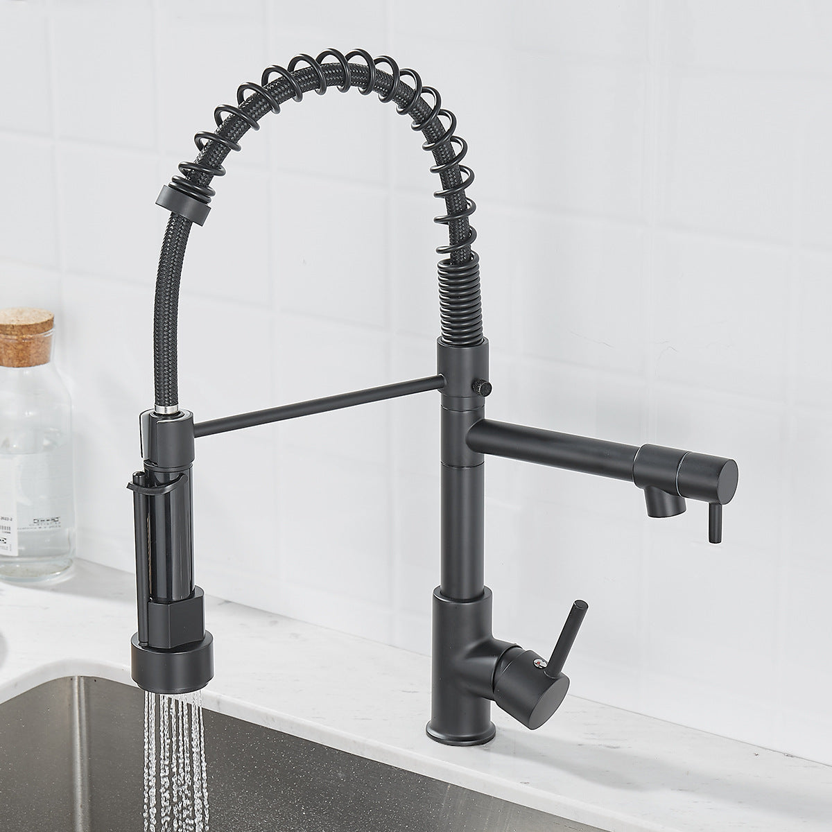 Bathroom Kitchen Double Water Hot And Cold Spring Faucet