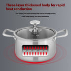 Light Luxury Pure Titanium Soup Pot Without Coating