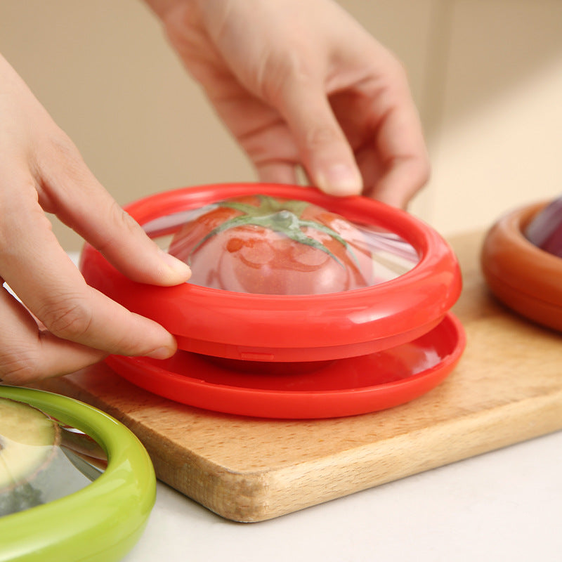 Transparent Silicone Fruit and Vegetable Storage Containers