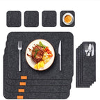 Home Guest Multi-person Felt Placemat Suit