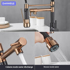 Bathroom Kitchen Double Water Hot And Cold Spring Faucet