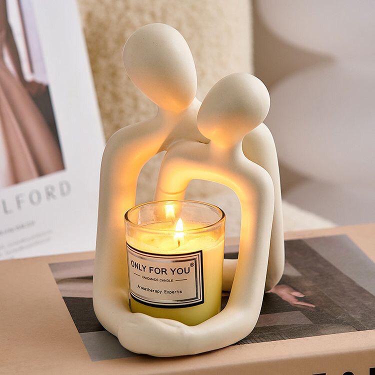 Lover Candle Figure Holder