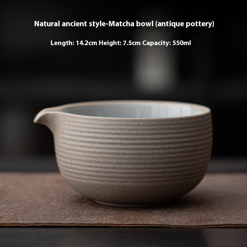 Point Tea Set Natural Antique Matcha Tools For Home Use