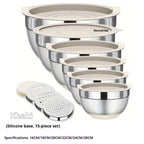 Stainless Steel Mixing Bowls with Lids