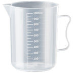Measuring Cup Thickened Plastic Tape Graduated Glass Experiment Measuring Cup Beaker Measuring Cylinder Scale Plastic Cup