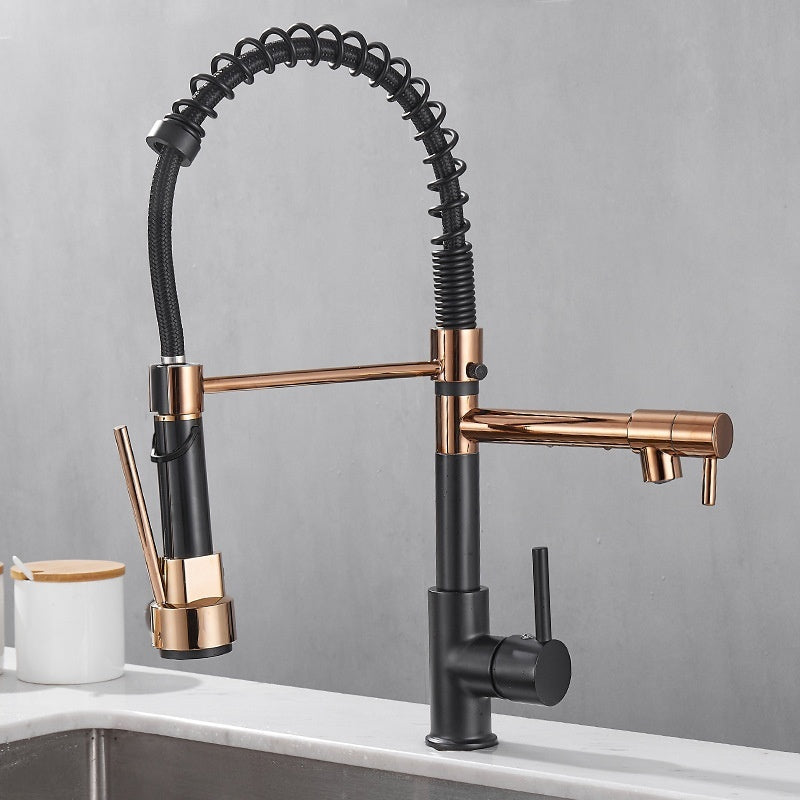 Bathroom Kitchen Double Water Hot And Cold Spring Faucet
