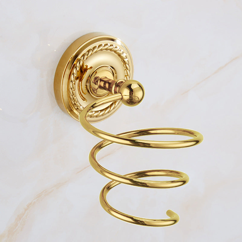 European-style Golden Towel Rack Bath Towel Rack Copper