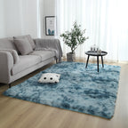 Soft Shaggy tie-dye Carpet or Floor Mat