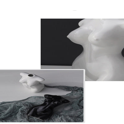 Nordic Ins Kardashian Nude Female Dried Flower Arrangement Art