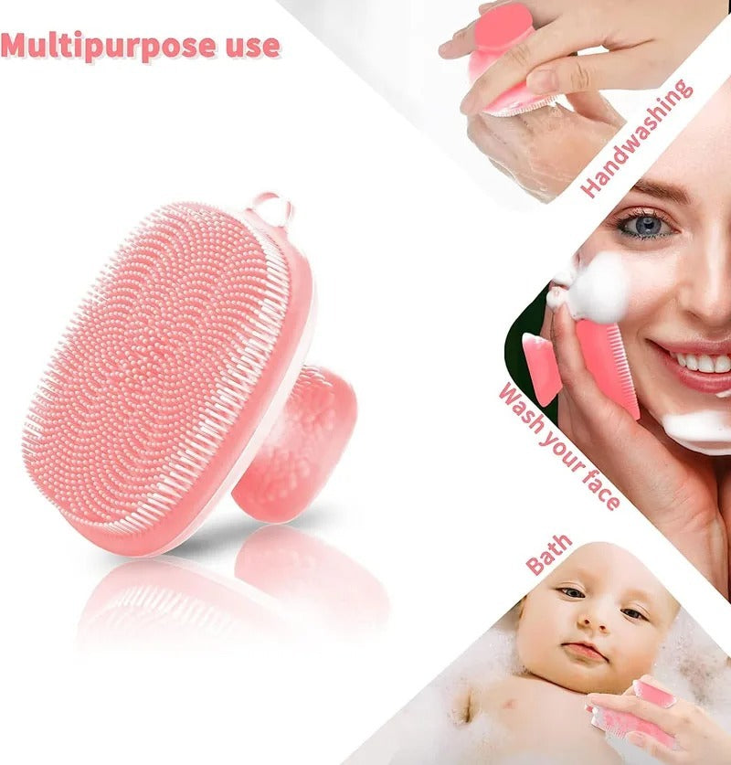 Handheld Silicone Face Scrubber Cleansing Brush