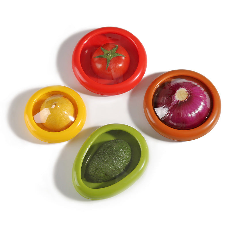 Transparent Silicone Fruit and Vegetable Storage Containers