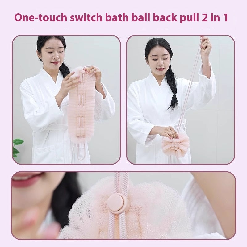 Stretchable Loofah Bath Towel
