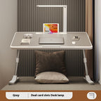 Foldable Laptop Desk or Bed Tray Table With Lamp