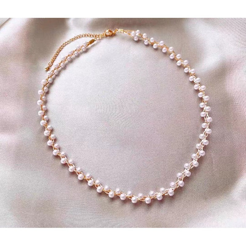 Elvéa – Lichtgewicht Handgemaakte Parelketting