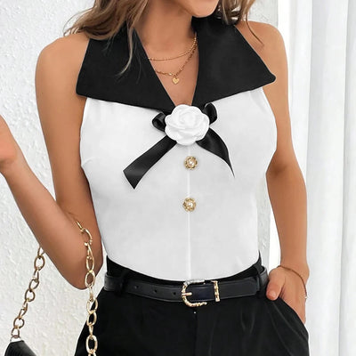 Tessiva – Casual Chic Top met Borduursels