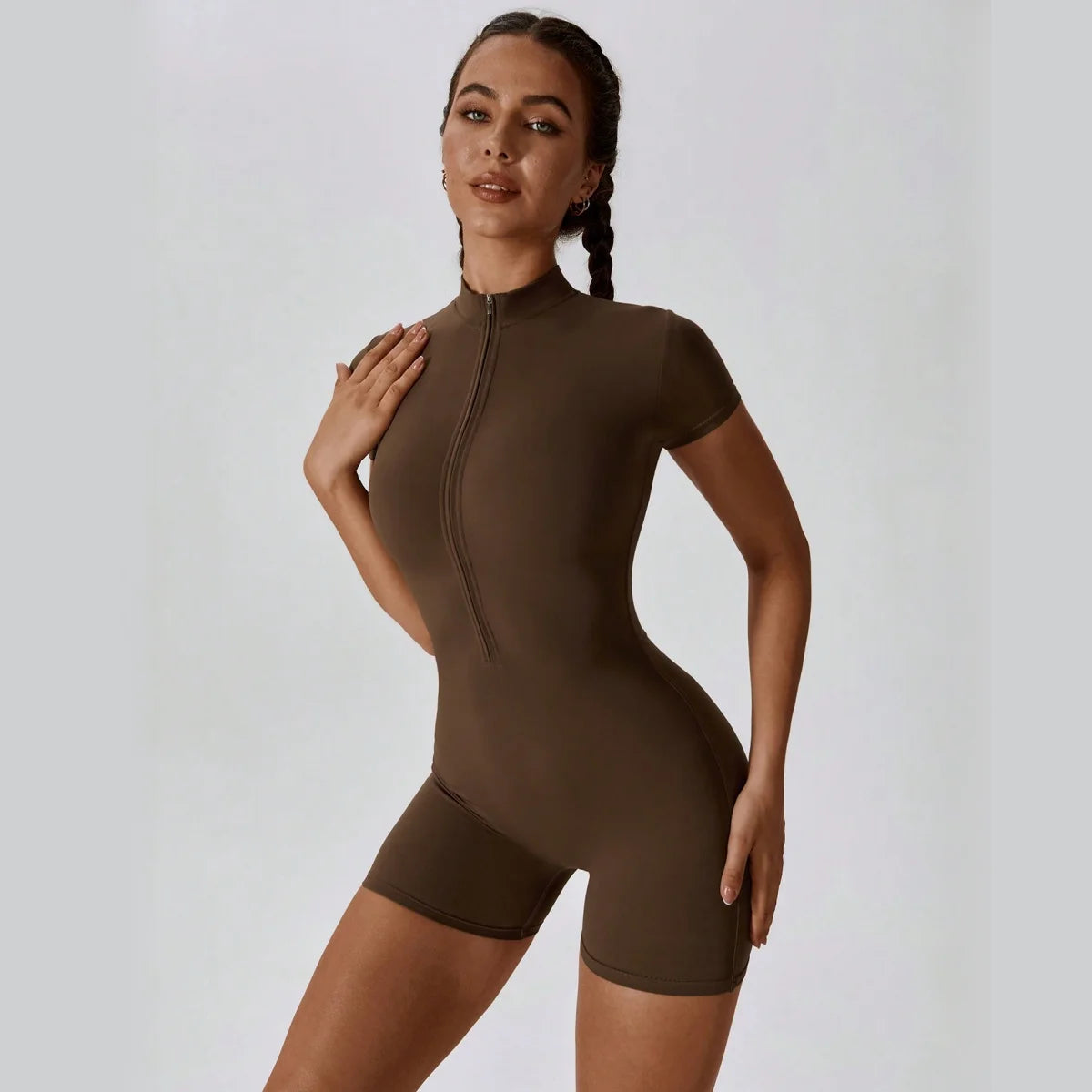 Nayela – Sportieve Yogaset met Sexy Look en Ritsdetail