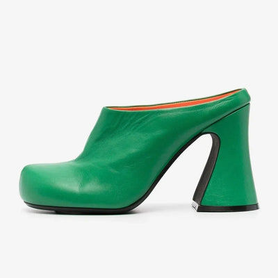 Velano – Zwarte Modepantoffels met Hak