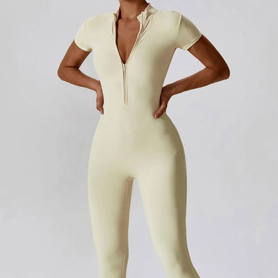Zavira – Yoga Jumpsuit met Rits en Push-up Effect