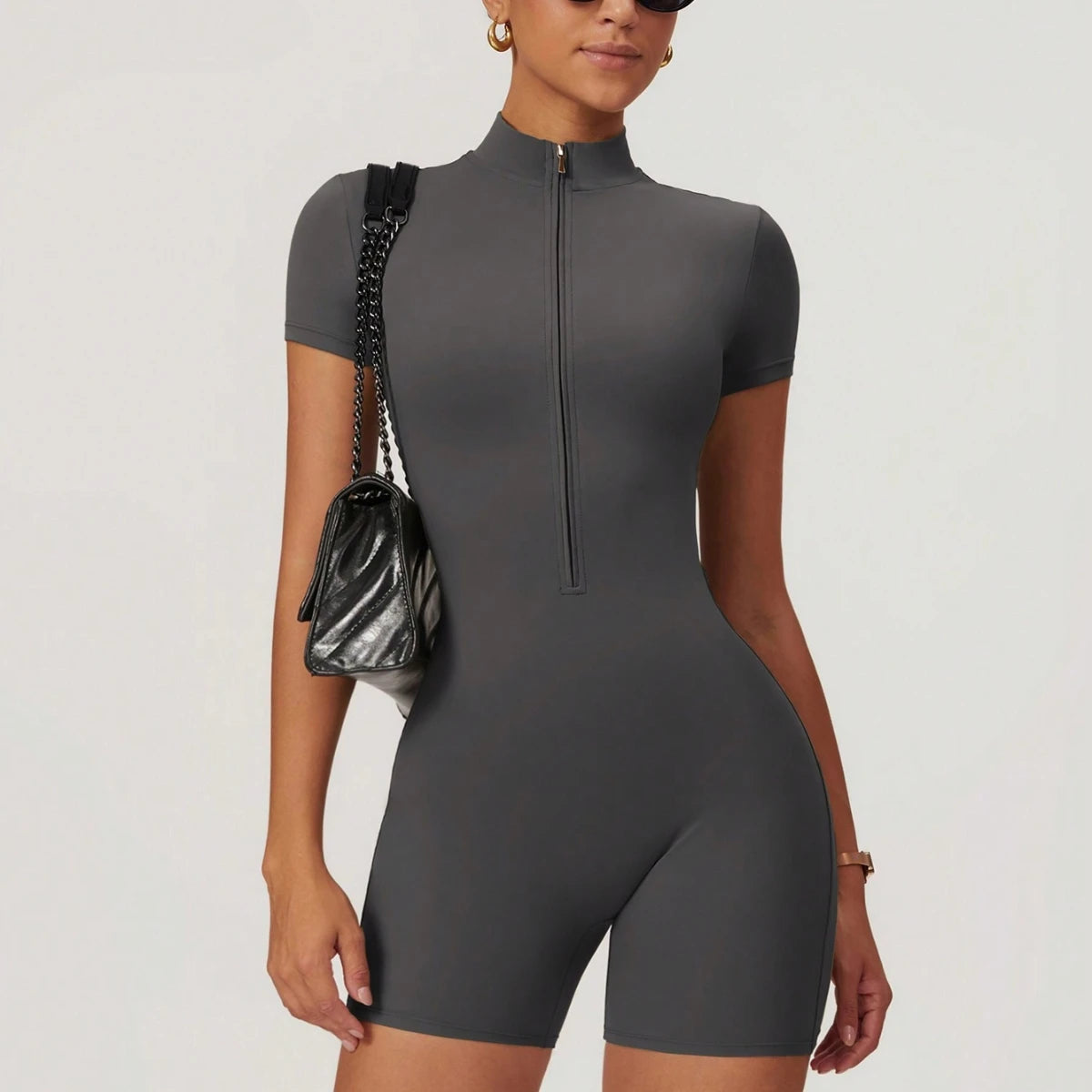 Nayela – Sportieve Yogaset met Sexy Look en Ritsdetail