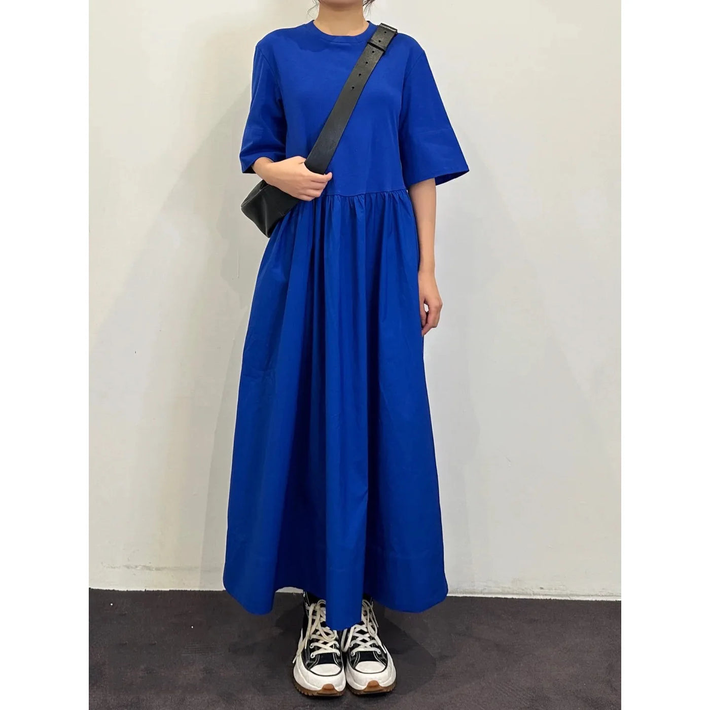 Aureleen – Losvallende Katoenen Jurk in Vintage Stijl