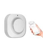 Smart home device with a smartphone app on a white background