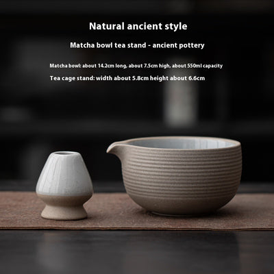 Point Tea Set Natural Antique Matcha Tools For Home Use