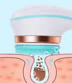 Electric Bath Brush Silicone Back Scrubber