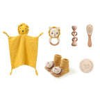 Infant Comfort Rattle Rabbit Bath Towel Gift Set