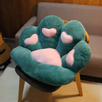 Cute Cat Paw Pillows Plush Chair