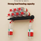 Bathroom Storage Rack Plastic Punch-free Bath Towel Rack