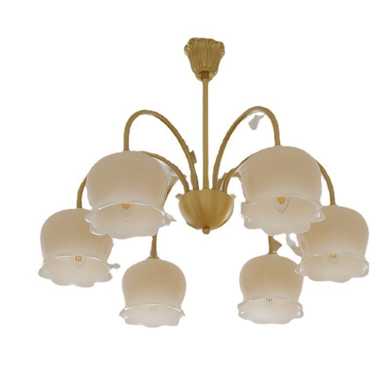 Vintage Flower Chandelier Light for Living Room
