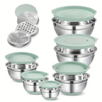 Stainless Steel Mixing Bowls with Lids