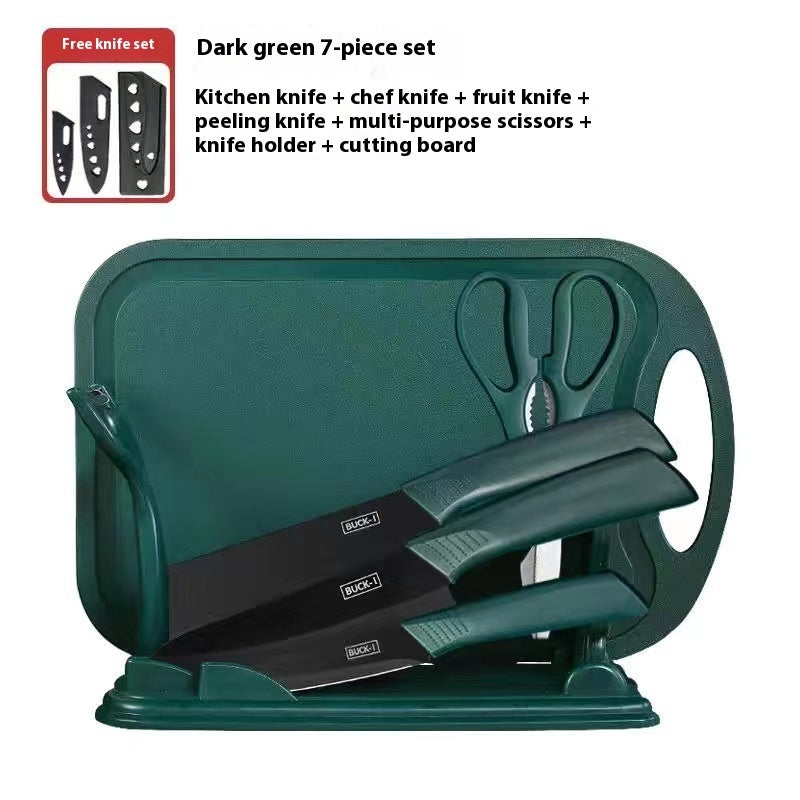 Black Steel Household Tools Kitchen Knife