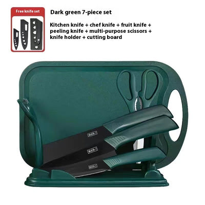 Black Steel Household Tools Kitchen Knife